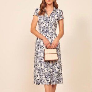Reformation Wilma Dress Au Naturale Size 6